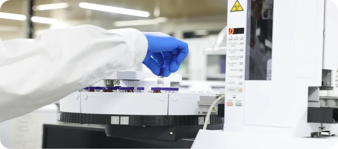 Quality-control testing at an authorized manufacturing partner