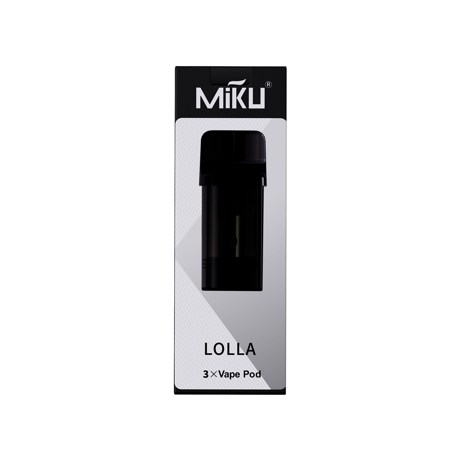 MIKU Lolla three-pack of empty refillable pods