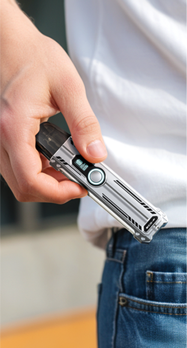 MIKU ECO-F compact device shown for pocket carry