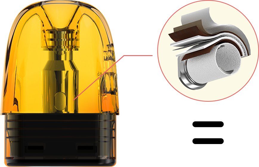 MIKU ECO-F refillable pod structure