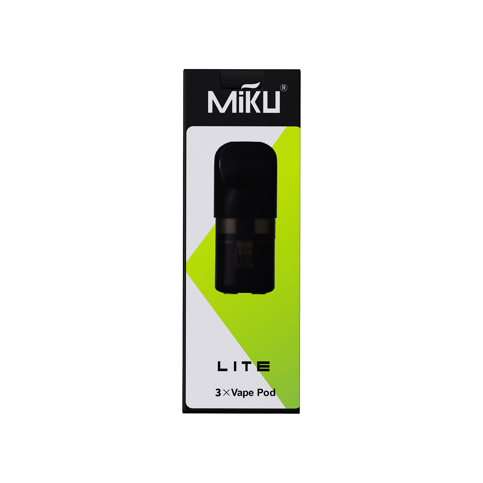 MIKU Lite three-pack of empty refillable pods